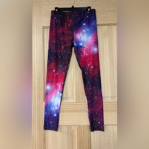 Women's Cosmic Galaxy Print Leggings